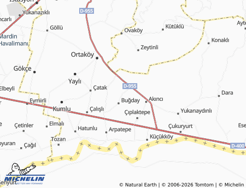 MICHELIN Hüyüklü map - ViaMichelin