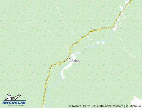 Mapa MICHELIN Nuevo Arizpe - ViaMichelin