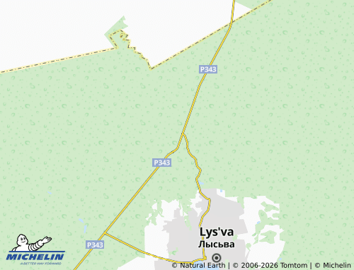 MICHELIN-Landkarte Zarikhino - ViaMichelin