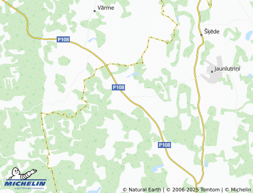MICHELIN-Landkarte Ošenieki - ViaMichelin