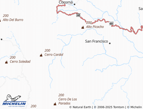 MICHELIN La Cascada map - ViaMichelin