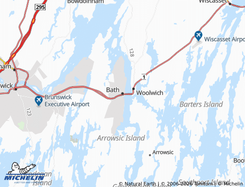 Mappa MICHELIN Bath - ViaMichelin