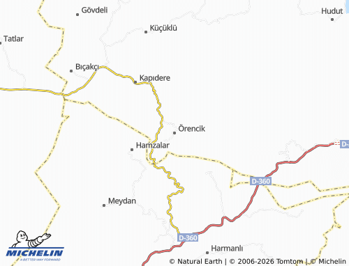 MICHELIN Örencik map - ViaMichelin