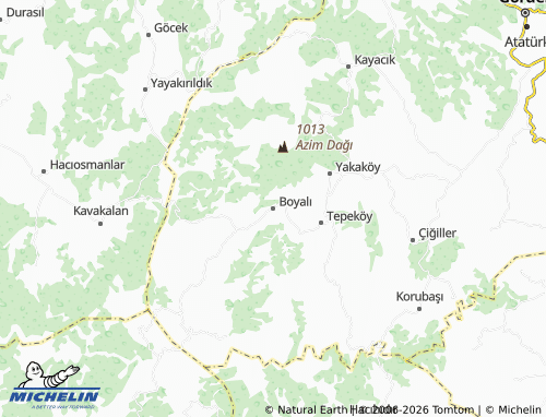 MICHELIN Boyalı map - ViaMichelin