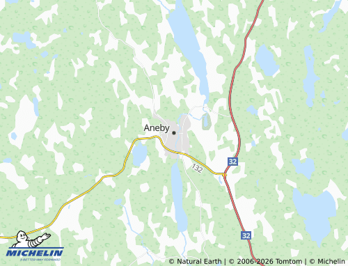 Kaart MICHELIN Aneby - ViaMichelin