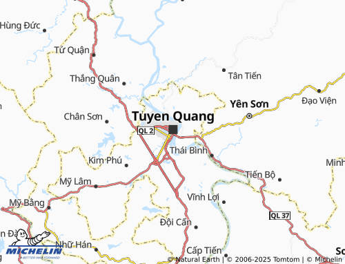 Kaart MICHELIN Tân Quang - ViaMichelin