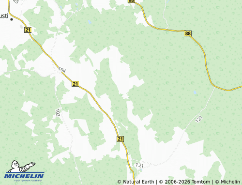 Mappa MICHELIN Võhu - ViaMichelin