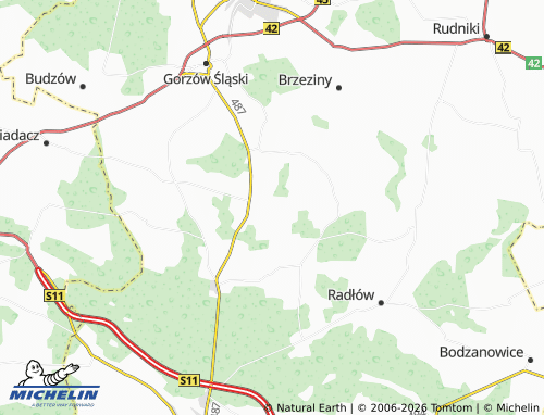 Carte MICHELIN Skrońsko - ViaMichelin