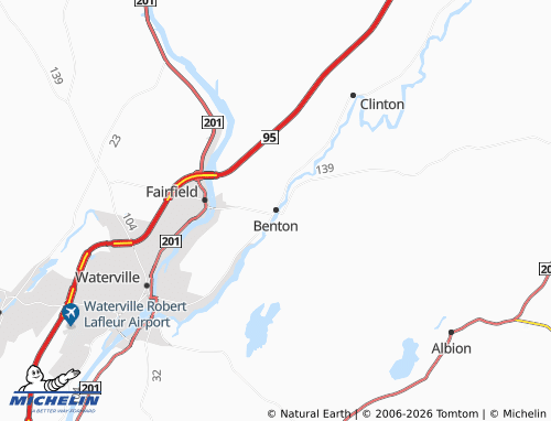 Mappa MICHELIN Benton - ViaMichelin