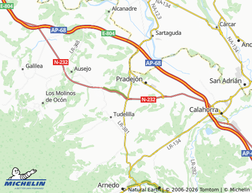 Mapa MICHELIN El Villar de Arnedo - ViaMichelin