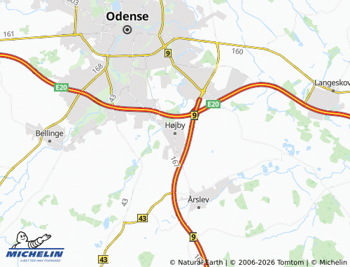 Mapa MICHELIN Højby - ViaMichelin