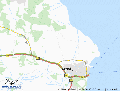 Mapa MICHELIN Thorsø - ViaMichelin
