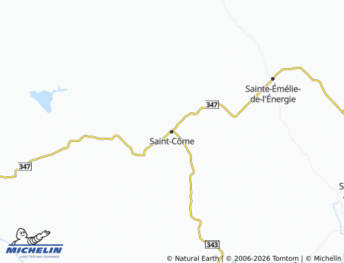 MICHELIN Saint-Côme map - ViaMichelin