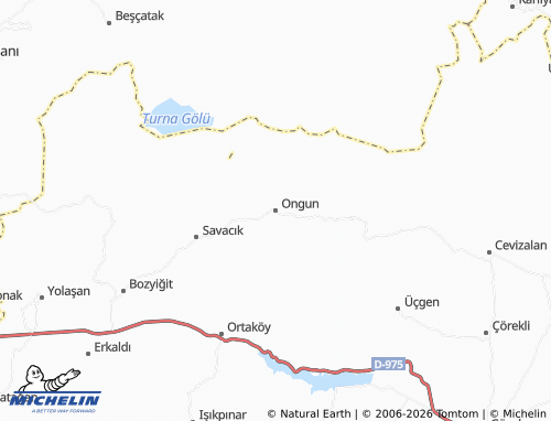 Mappa MICHELIN Ongun - ViaMichelin