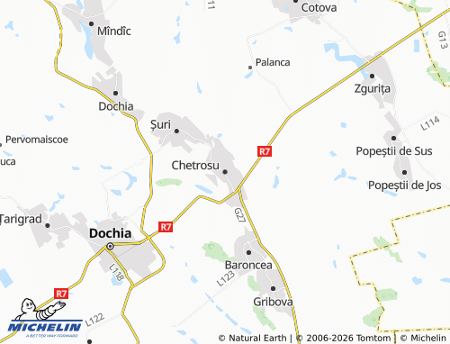 Mappa MICHELIN Chetrosu - ViaMichelin