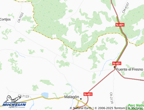 Carte MICHELIN Cruz de Piedra - ViaMichelin