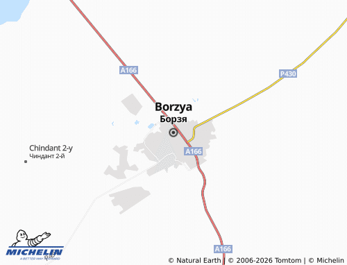 MICHELIN-Landkarte Borzya - ViaMichelin