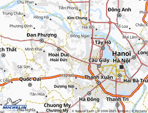 MICHELIN Minh Khai map - ViaMichelin