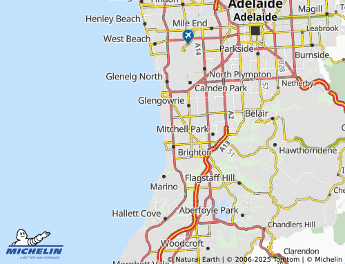 Mapa MICHELIN Hove - ViaMichelin