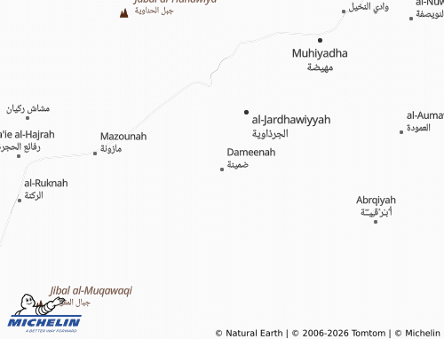 MICHELIN-Landkarte Dameenah - ViaMichelin