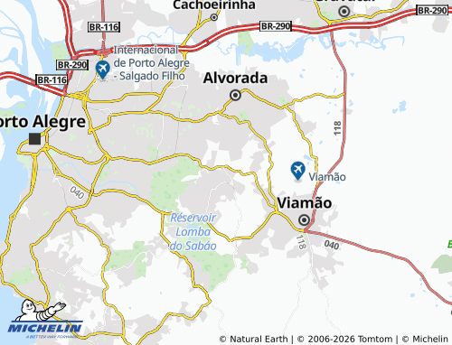 Mapa MICHELIN Vila Augusta - ViaMichelin
