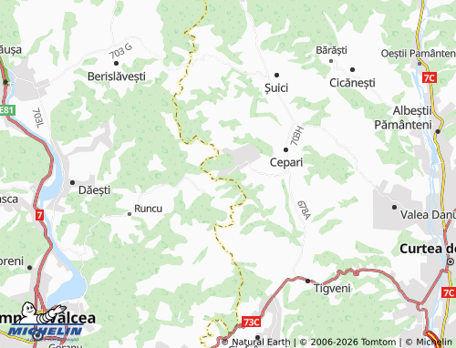 MICHELIN-Landkarte Zamfirești - ViaMichelin