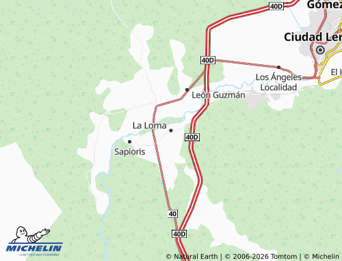 MICHELIN-Landkarte La Loma - ViaMichelin