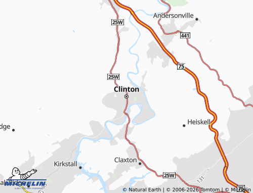 Mappa MICHELIN Clinton - ViaMichelin