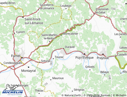 Carte MICHELIN Duravel - ViaMichelin