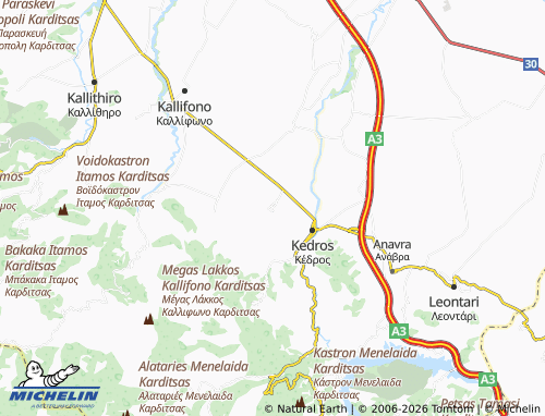 MICHELIN Loutro map - ViaMichelin