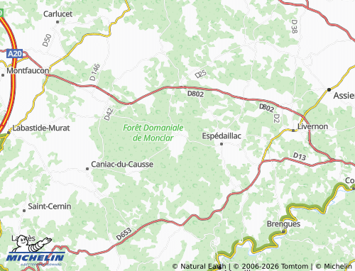 Mappa MICHELIN Quissac - ViaMichelin