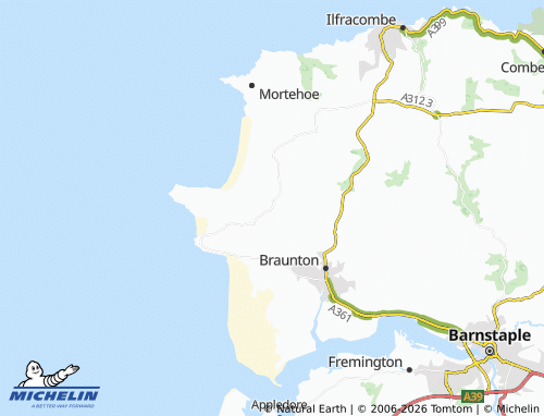 Carte MICHELIN Georgeham - ViaMichelin