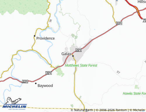 Carte MICHELIN Galax - ViaMichelin