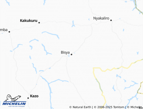 MICHELIN Bisya map - ViaMichelin