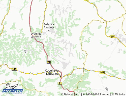 Mapa MICHELIN Svileuva - ViaMichelin