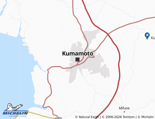 Mappa MICHELIN Kumamoto - ViaMichelin