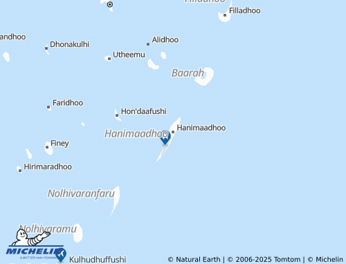 MICHELIN Hanimaadhoo map - ViaMichelin