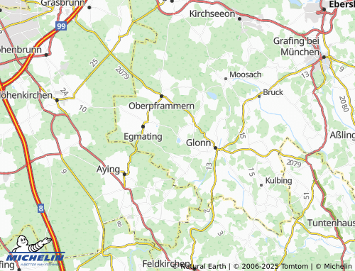 MICHELIN-Landkarte Kastenseeon - ViaMichelin