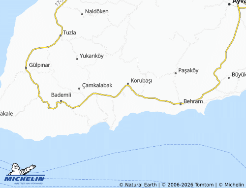 MICHELIN Kuruoba map - ViaMichelin