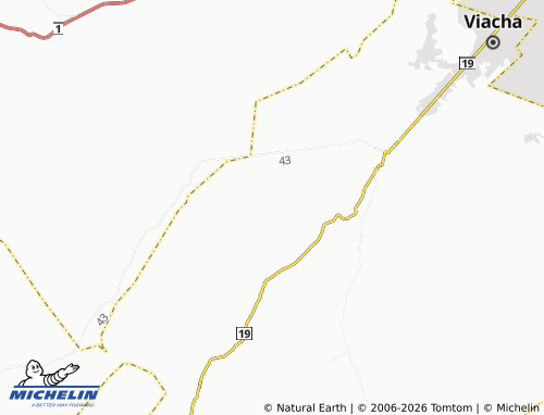 MICHELIN Hilata Centro map - ViaMichelin