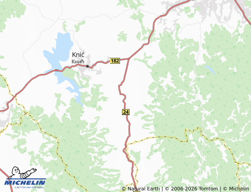 Mapa MICHELIN Gruža - ViaMichelin