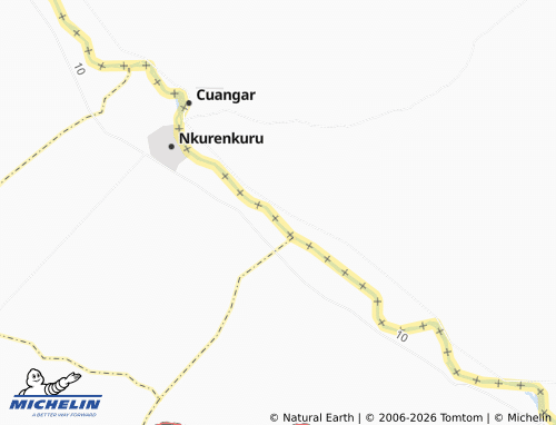 MICHELIN Mangondo map - ViaMichelin