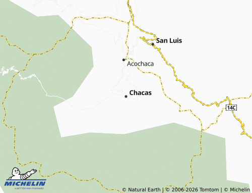 Mappa MICHELIN Chacas - ViaMichelin