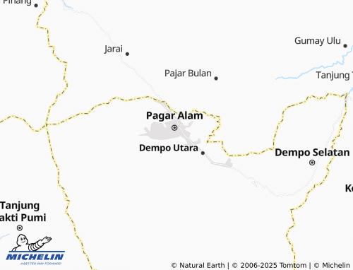 MICHELIN Tebat Giri Indah map - ViaMichelin