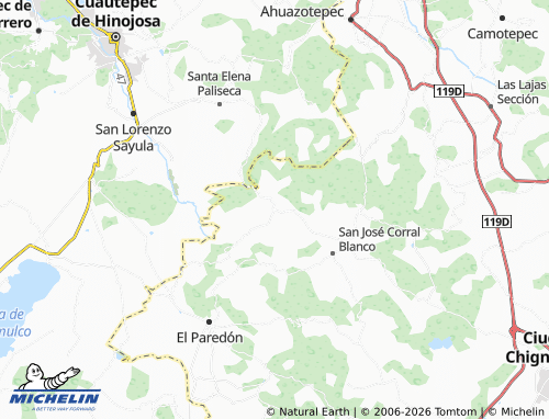 Mappa MICHELIN Acoculco - ViaMichelin