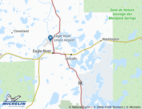 Mappa MICHELIN Lincoln - ViaMichelin