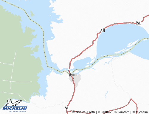 MICHELIN Jebba map - ViaMichelin