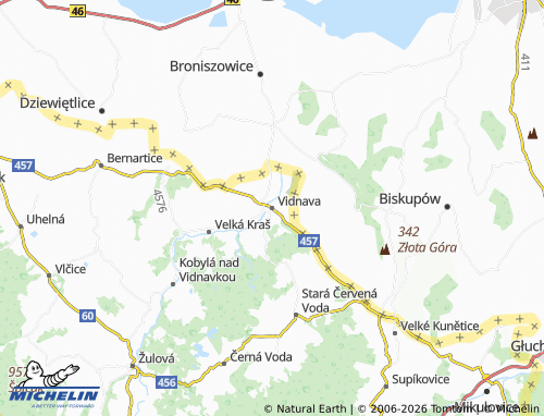 Mapa MICHELIN Vidnava - ViaMichelin