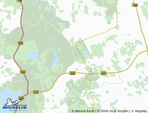 Mapa MICHELIN Pavandenė - ViaMichelin