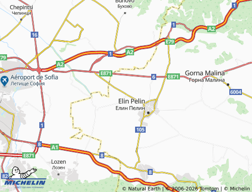 MICHELIN Musachevo map - ViaMichelin